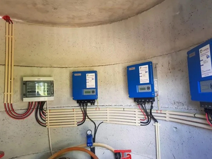 1.1kW and 1.5kW photovoltaic water pump systems in Portugal